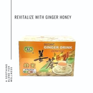 JUSHENG INSTANT GINGER DRINK (HONEYED)菊圣蜂蜜姜茶 20GX12PCS