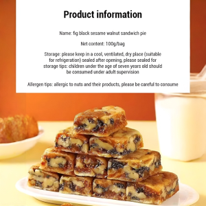 Heart Pie Dried Figs Individual Packages Snacks Pastry Snacks