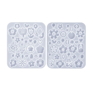 Công cụ/Hoa Tai Hoa khuôn bắt mắt Khuyên tai nhựa silicon khuôn tùy chỉnh làm đồ trang sức khuôn mẫu cho những người yêu thích thủ công