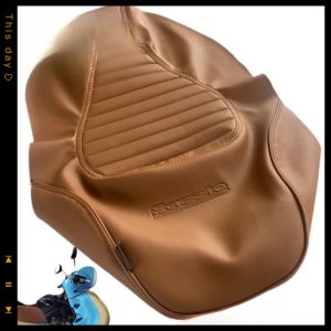 Fazzio premium quality Leather Upholstery model caferacer seatcover for motorcycle fazzio seat cover