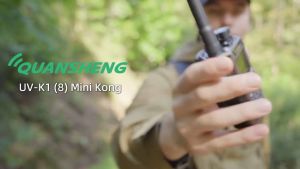 Quansheng UV-K1(8) Mini Walkie Talkie Long Range 10KM Type-C Charger 1400mAh AM/FM Multi-Band Transceiver Handheld Two Way Radios Wireless Copy Frequency