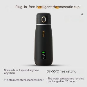 🇸🇬 [In Stock]Wireless Electric Kettle Fast Charging Portable Electric Kettle Milk Warmer Travel kettles USB Charging kettle