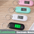 🔥Silent Luminous ABS Digital Electronic Clock Student Exam Study Library Pocket Watch Green Backlight LCD Display Mini Portable. 