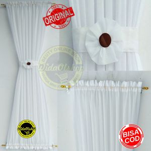 GORDEN KUPU KUPU TIRAI PITA IKAT GORDEN JENDELA MINIMALIS TRANSPARAN PURING DALEMAN HORDENG GORDENG