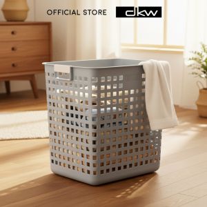 DKW HH-1060 ตะกร้าใส่ผ้าทรงสูง (ไซซ์ XL) (มี 2 สี) Laundry Basket