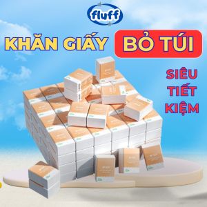 Khăn giấy khô đa năng bỏ túi mini lốc 10 gói 3 lớp 210 tờ giấy rút tiện lợi nhỏ gọn dễ dàng mang đi