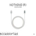 Nothing Phone Charging cable USB C to USB C. 