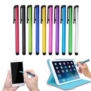【Buy 3+, Get 2 Free】Metal Stylus Touch Pen for Smartphones & Tablets - Accurate & Universal - Silicon Aluminum Alloy with Capacitor Pressure Gel Tip - 10cm Length - Available in Multiple Colors