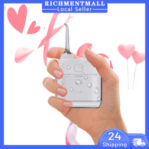 【🔥SG STOCK🔥】RICHMENTMALL Electric Water Flosser Portable Teeth Cleaner 4 Modes Irrigator Dental Deep Teeth Clean Convenient ForTravel