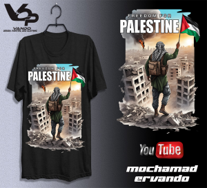 KAOS PALESTINE SAVE FREE PALESTINA / T-Shirt Baju Kaos Pejuang Palestine 2