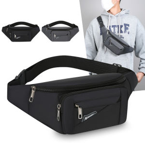 Waist Bag Chest Bag Single Shoulder Crossbody Bag Waterproof Durable Large-capacity for Men