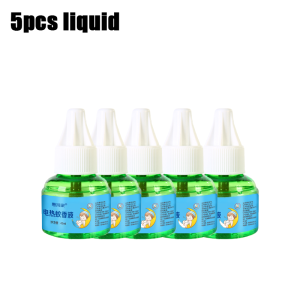 5 Liquid+1 Plug Set Safety Baby Mosquito Repellent Tasteless Smokeless Electric Mosquito Repellent