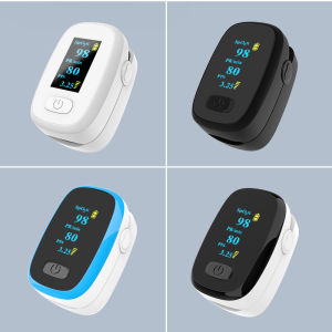 YOUWEMED [Free battery] Alarm Function Finger Pulse Oximeter Oxymeter Portable Digital OLED Blood Oxygen Saturation Monitor With Pouch Fingertip SPO2 PR PI Pulse Rate Monitor
