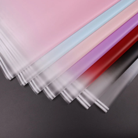 20pcs GRADIENT bouquet wrapper Flower Wrapping Paper Waterproof Gift ...