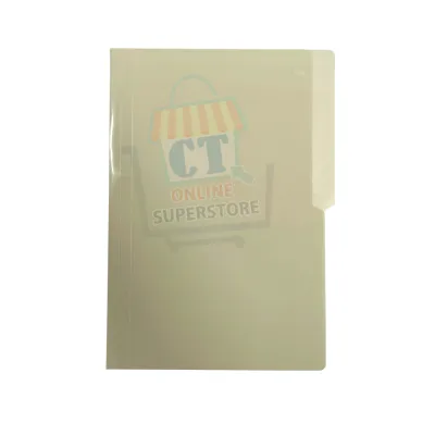 Solid Colored Plastic Folder Long | Sold per pc