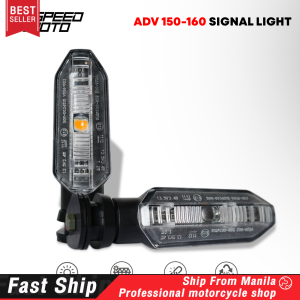 HONDA SIGNAL LIGHT STEADY LED TURN SIGNAL INDICATOR REAR LIGHT FOR ADV 150 ADV 160 MOTORYCLE SPEEDMOTO 2PC monqiqi