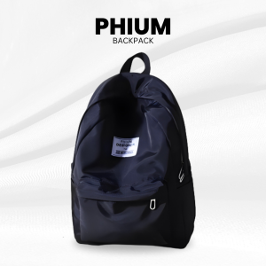 [BISA PILIH WARNA] Tas Ransel Punggung Phium Tas Backpack Ransel Sekolah Stylish / Tas Ransel Phium Kapasitas Besar / Tas Sekolah Smp Sma Kuliah Tas Punggung Ransel Laptop Muat Laptop 15 Inci