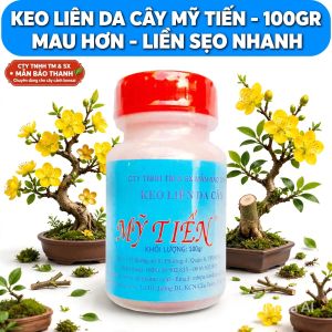 Keo Liền Da Cây Mỹ Tiến (Hũ 100g) - Keo Liền Sẹo Cây Cảnh Bảo Vệ Vết Cắt Chống Nấm Bệnh Thối Rữa Kích Đâm Chồi.