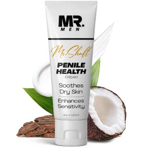 Penile Moisturizer Cream for Men – Fragrance-Free for Dry & Chafed Skin 4oz Fragrance-free Penile Moisturizer for Men for dry chafed sensitive intimate skin - Non-greasy & Fast-absorbing