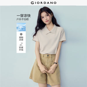 Giordano Beau Monde Women Women High Tech Cool Touch Polo Shirt Free Shipping 13316310