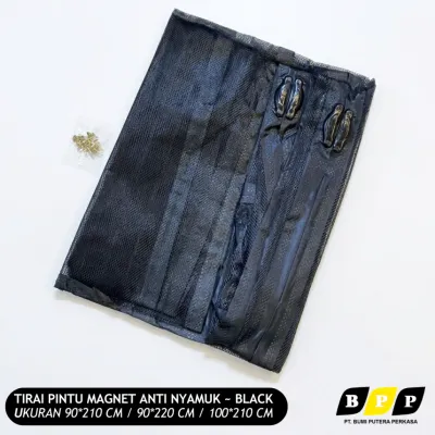 Tirai Magnet Pintu Anti Nyamuk Kawat Tebal | Magnetic Door Screen Auto Close Kualitas Premium