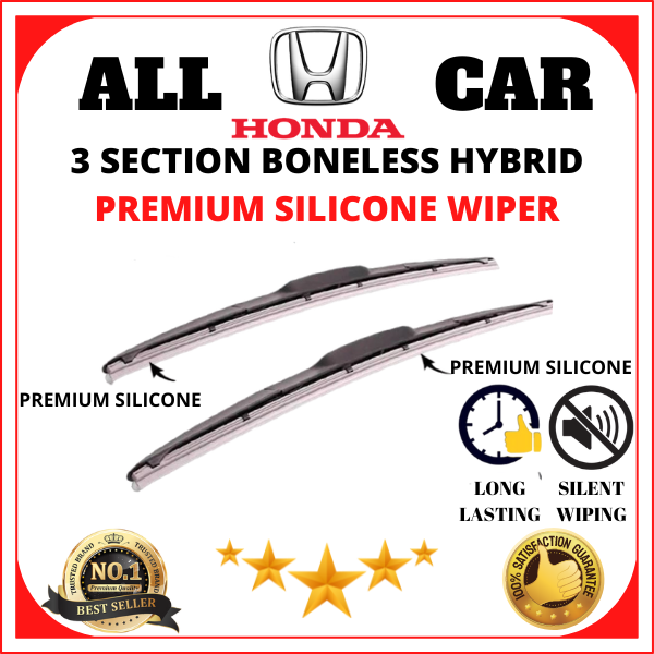HONDA PREMIUM SILICONE CAR WIPER FOR Honda Crv City Civic Jazz Crz Hrv