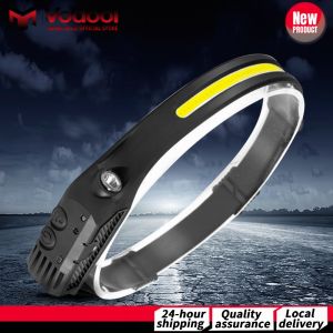 Rechargeable Headlamps for Camping and Hiking Waterproof Head Torch with Type C Charging Portable Lighting Gear