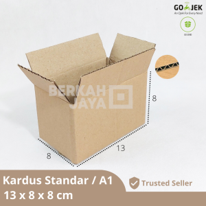 (Paket 10 pcs) Kardus Packing Polos Kecil uk 13 x 8 x 8 cm