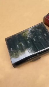 Rainbow portable medicine  medicine dispensing large capacity sealed medicine