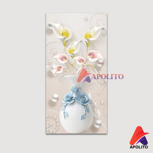 HIASAN DINDING BUNGA REALISTIK AESTHETIC 15X30 WALL DECOR PAJANGAN DINDING DAUN POSTER KAYU RUANGAN