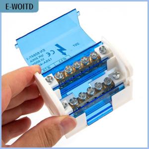 【E-WOITD】 Din Rail Terminal Block WKH207 Power Distribution Box Modular Connection Block