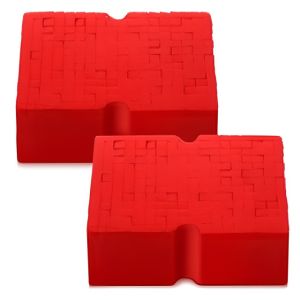2PCS Large Cross Cut Durable Soft Foam Grid Sponge Rinseless Non Scratch Car Wash Tools Absorbent Easy Grip Car Cleaning