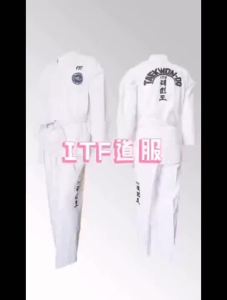 ITF Đồng phục Taekwondo cho trẻ em và người lớn bộ đồ tập luyện võ thuật cho nam và nữ đồ dùng Taekwondo