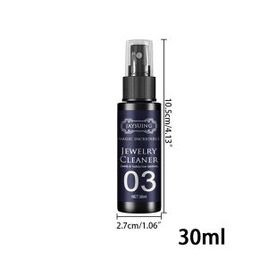 30ml Jewelry Cleaner Anti-Tarnish Jewelry Cleaning Spray for Watch Diamonds Rings Silver Gold