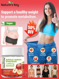 Cider Vinegar Gummy / Metabolism Detox Support / Nutrient Supplement / For Adults All Ages / Daily Health Use
