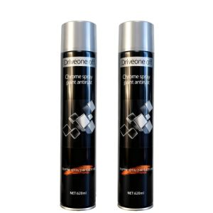 【620ML】Chrome Spray Paint Metal Silver Spray Paint Stainless Steel Chrome Paint