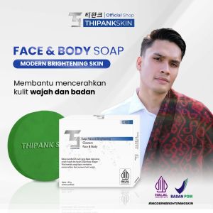 Sabun Pemutih Kulit Thipank Skin Natural Brigthening Cleaners 80 Gram BPOM