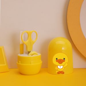 Paket Set Gunting Kuku Bayi Karakter Hewan Lucu Dengan Box 4in1