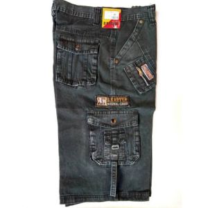 BIG SIZE Celana Pendek Pria Model Dibawah Lutut Jumbo Size 27 - 44 Bahan Jeans Tebal