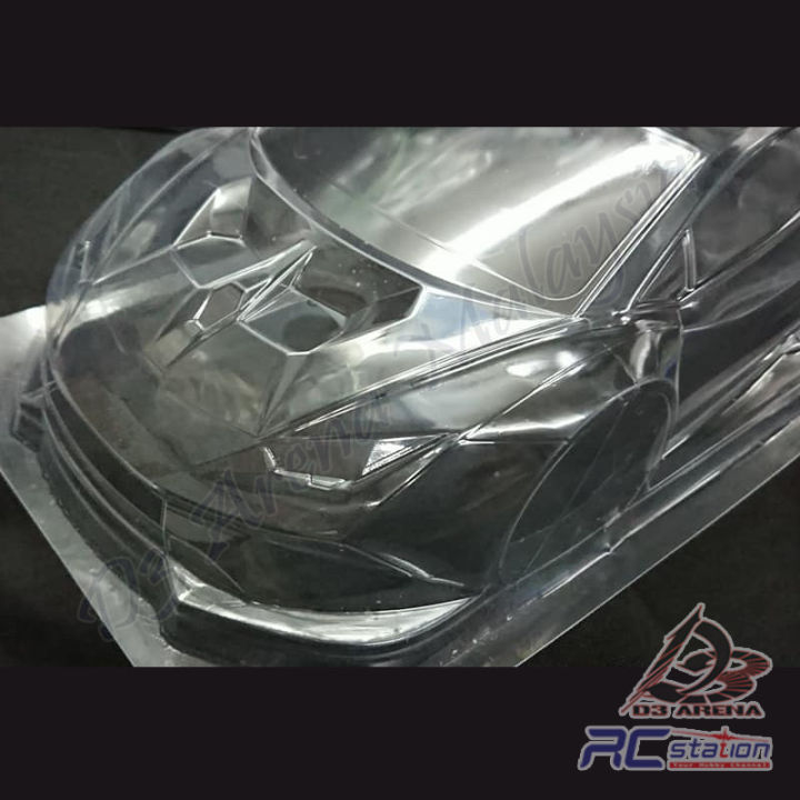 3レーシング BDY-LBG ランボルギーニクリアボディ 3raicng Lamborghini Huracan BodyShell 200 WIDE X 260WHEEL