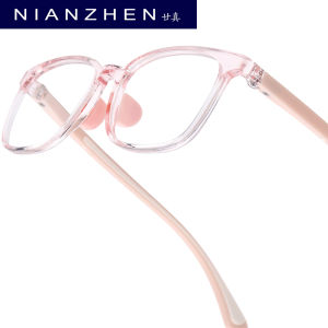 NIANZHEN TR90 Children Eyeglass Frames Square Brand Design Glasses Ultralight Kids Silicone Eyewear Girls Boys Spectacles 52010