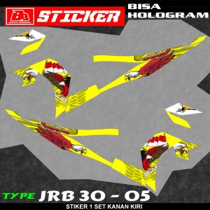 STIKER STRIPING JUPITER Z 115 ROBOT STICKER PREMIUM BISA HOLOGRAM JRB 30
