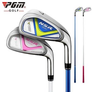 PGM NSR Kids Series Left Right Handed No. 7 Golf Iron with Graphite Shaft Club for 3-15 Year Old Boy Girl Junior JRTiG006
