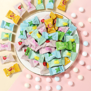 Vitamin C Fruit Flavor Candy Refreshing Breath Hard Candy Multiple Flavors Freshness Elegant Design For Daily Use