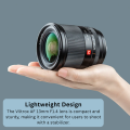 Viltrox 13MM F1.4 APS-C Lens Ultra Wide Angle Prime Lens Autofocus for Sony E-Mount/ Nikon Z-Mount/ Fujifilm X-Mount AF13MM. 