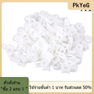 [COD] PkYeG TOOL 100pcs สายพลาสติกซิปผูกสกรูยึดยึดฐานยึด