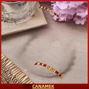 Miễn phí vận chuyển✨ Bohemian Trung Quốc năm mới May Mắn bện Vòng Vàng săn chắc nút & May Mắn Dây màu đỏ quyến rũ trang phục giản dị lễ kỷ niệm mặt trăng Quà Tặng