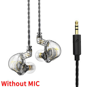 หูฟังอินเอียร์พลังรับส่งคลื่นวิทยุที่มีประสิทธิภาพสูงเบสหูฟังมอนิเตอร์ QKZ ZXT PROหูฟังอินเอียร์เสียงเบสหูฟังแบบมีสายตัดเสียงรบกวน PK ES4 ZST X หูฟัง ED9