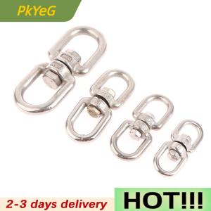 PkYeG 1Pc M4 M5 M6 M8 Rotating Universal Ring 8 Shape Unloading Shackle Wire Rope Lock Chain Connecting Buckle 304 Stainless Steel