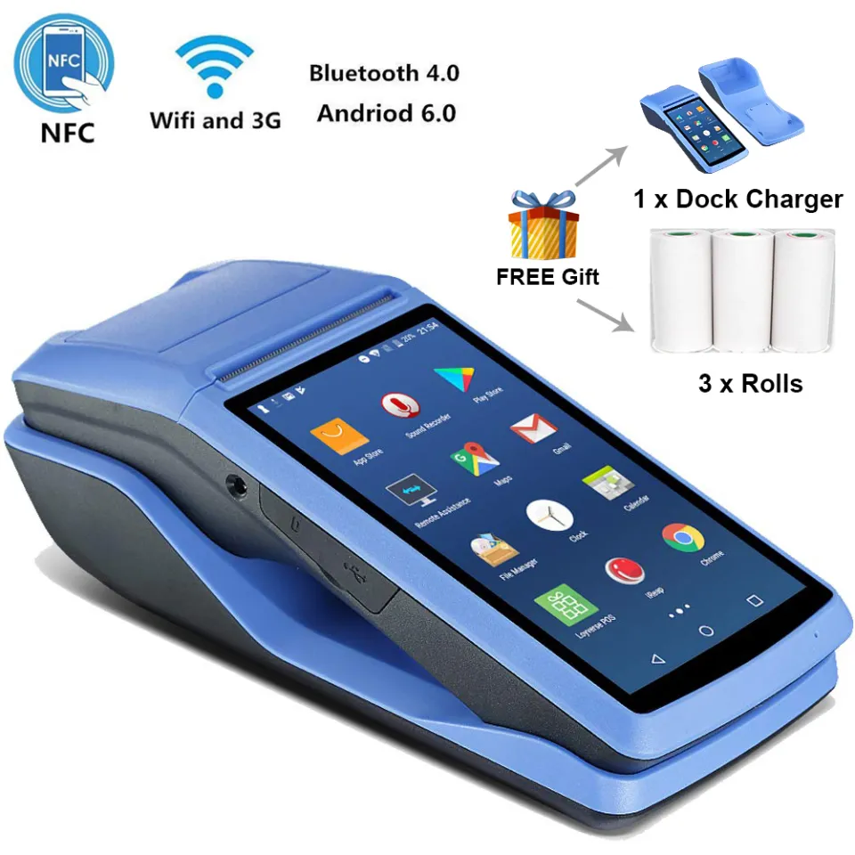 Android Portable POS Terminal with 58mm thermal Printer